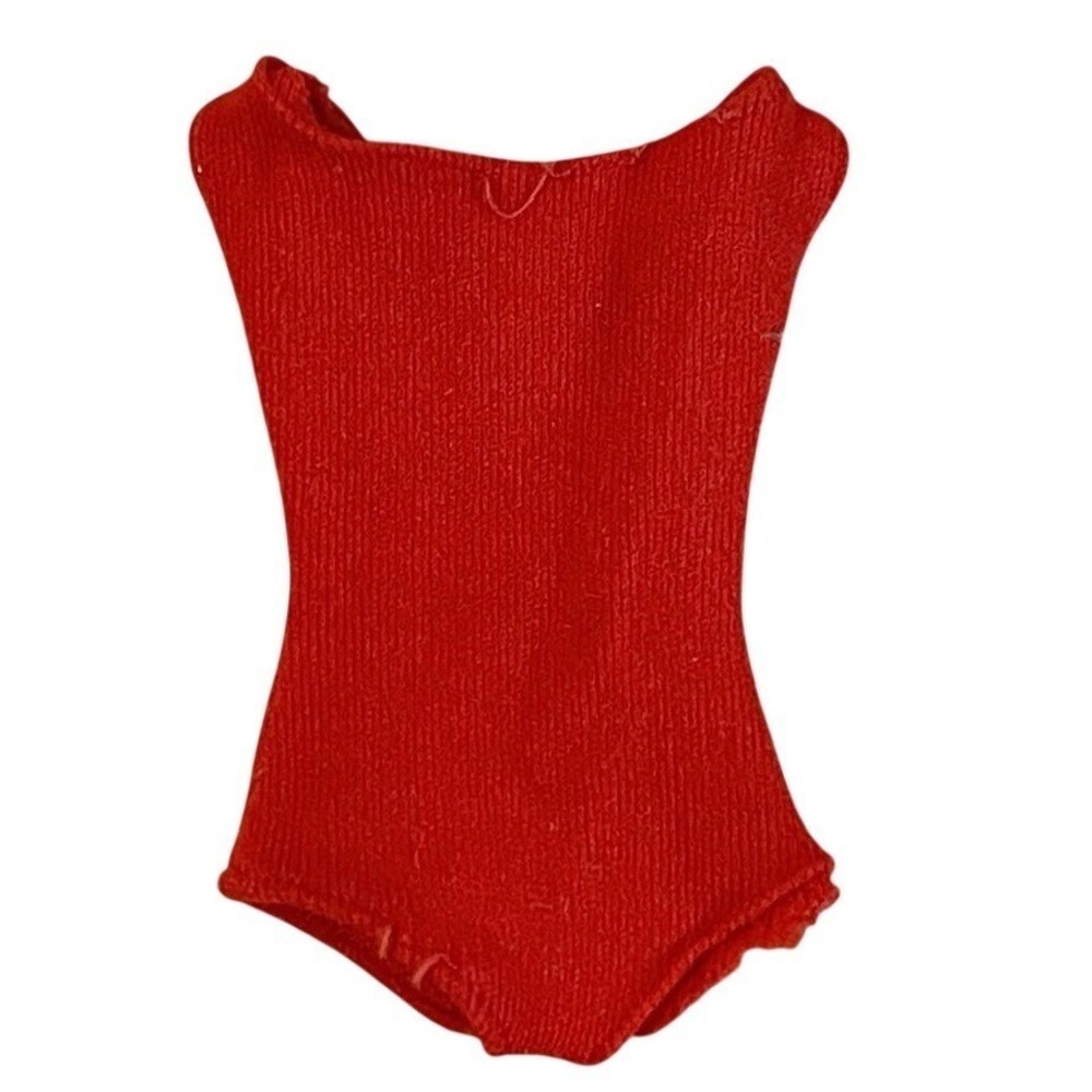 Mattel Barbie Doll Red Helenca One Piece Swimsuit #850